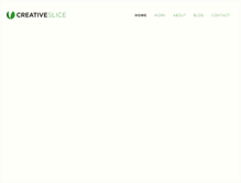 Tablet Screenshot of creativeslice.com